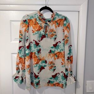 JODIFL Colorful Blouse - size large